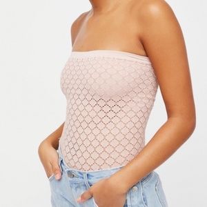Free People Honey Textured Tube Top LIKE NEW